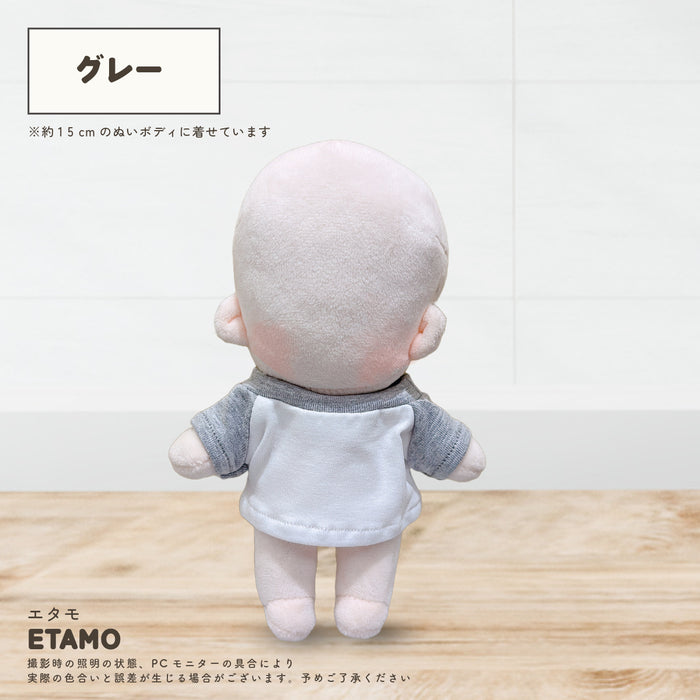 ぬい服 15cm ラグラン トップス