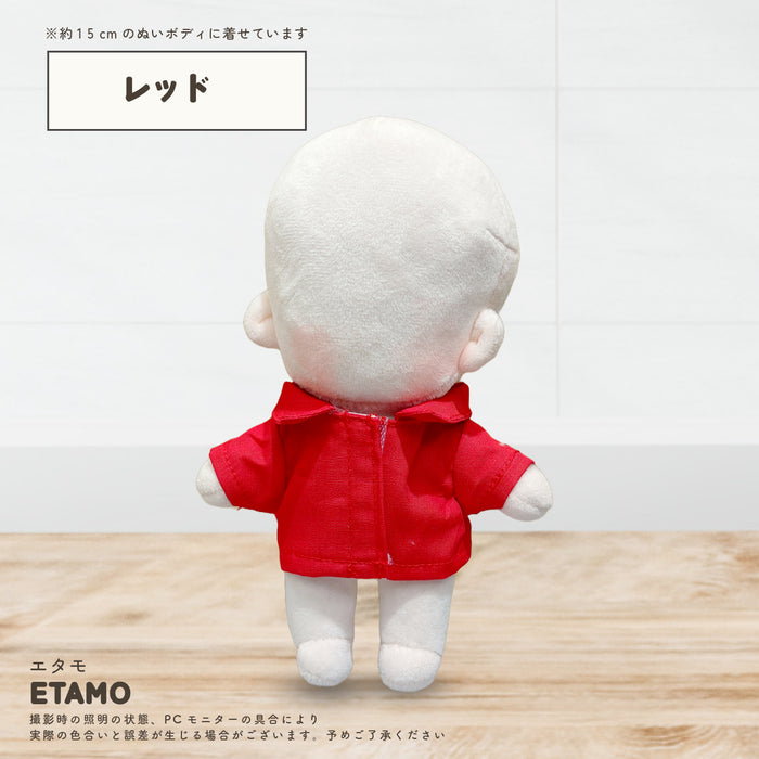 ぬい服 15cm カラーシャツ