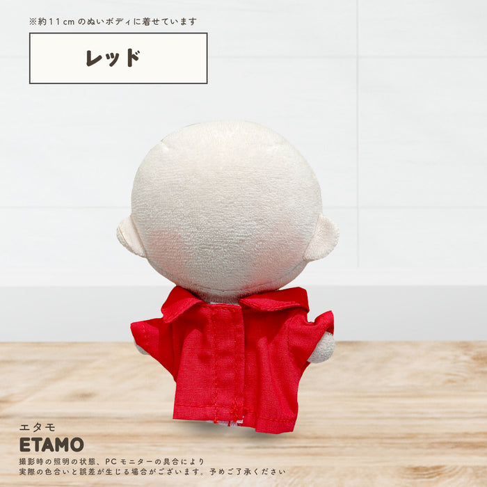 ぬい服 10cm カラーシャツ