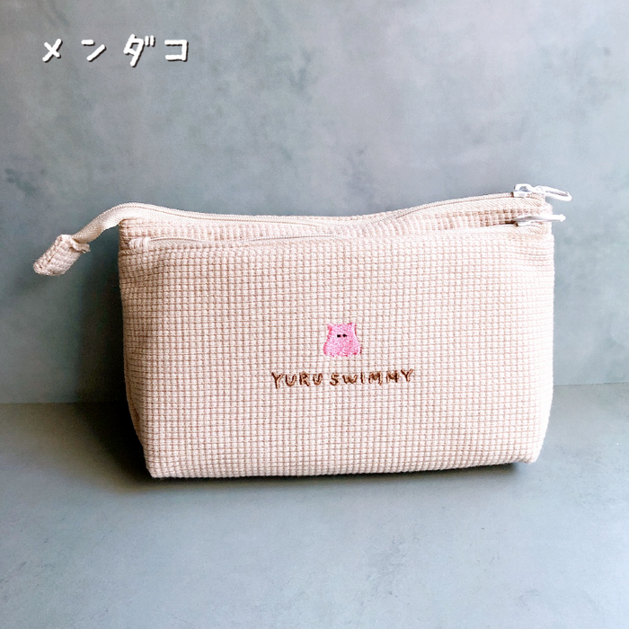 【YURU SWIMMY】ウェットティッシュポーチ カニ メンダコ ウミウシ カモノハシ