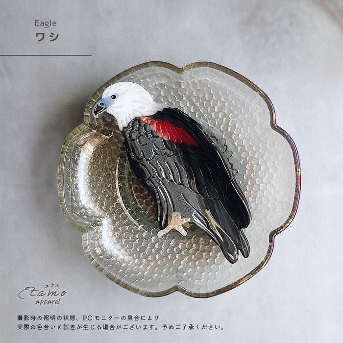 鳥 ヘアクリップ バンス シマエナガ ハシビロコウ カラス ワシ インコ オオハシ