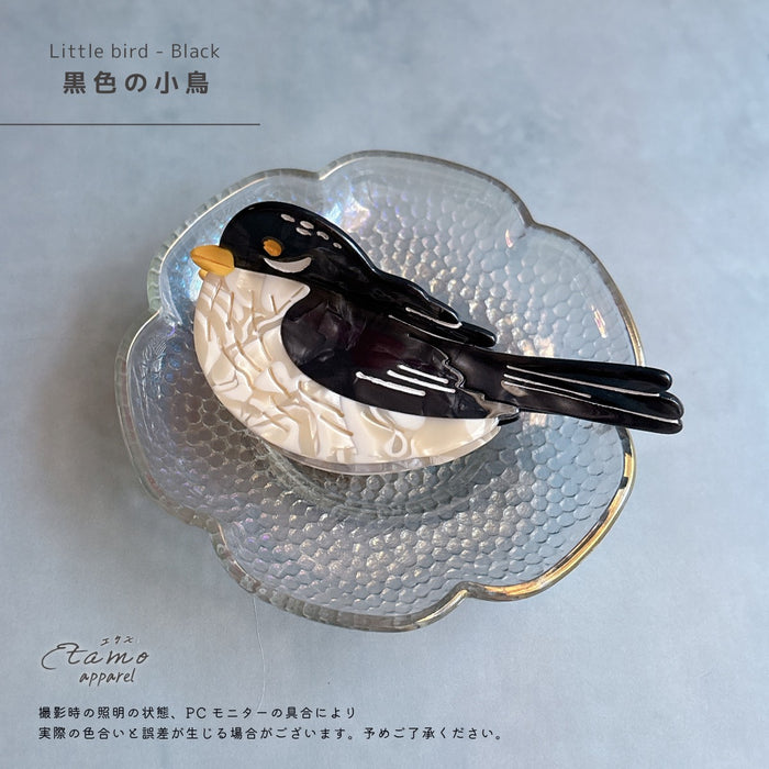 鳥 ヘアクリップ バンス シマエナガ ハシビロコウ カラス ワシ インコ オオハシ フクロウ フラミンゴ オウム