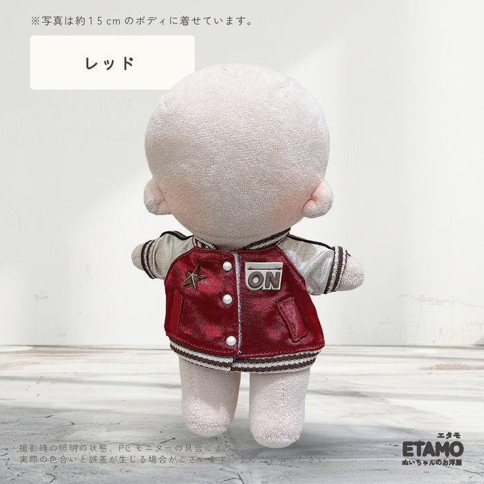 ぬい服 15cm 古着風 ジャケット スタジャン
