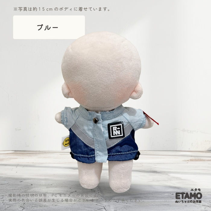 ぬい服 15cm 古着風 ジャケット スタジャン