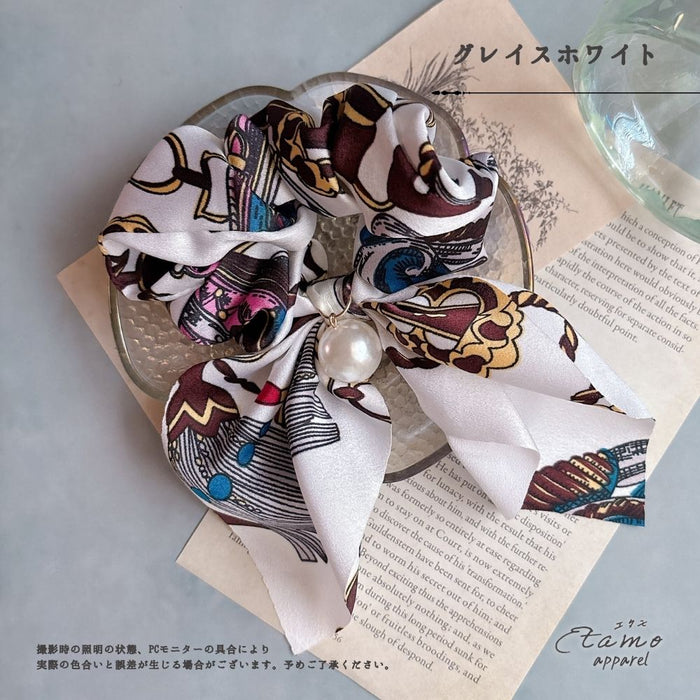 スカーフアレンジ風 シュシュ