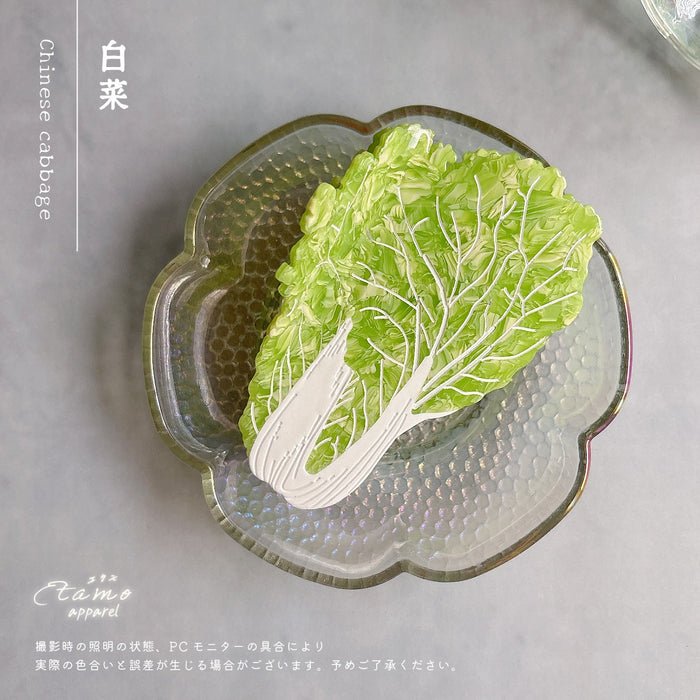 農作物 ヘアクリップ バンス 野菜 果物 トマト ナス トウモロコシ ピーマン 白菜 りんご 桃 いちご 稲穂