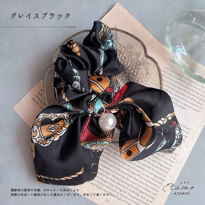 スカーフアレンジ風 シュシュ