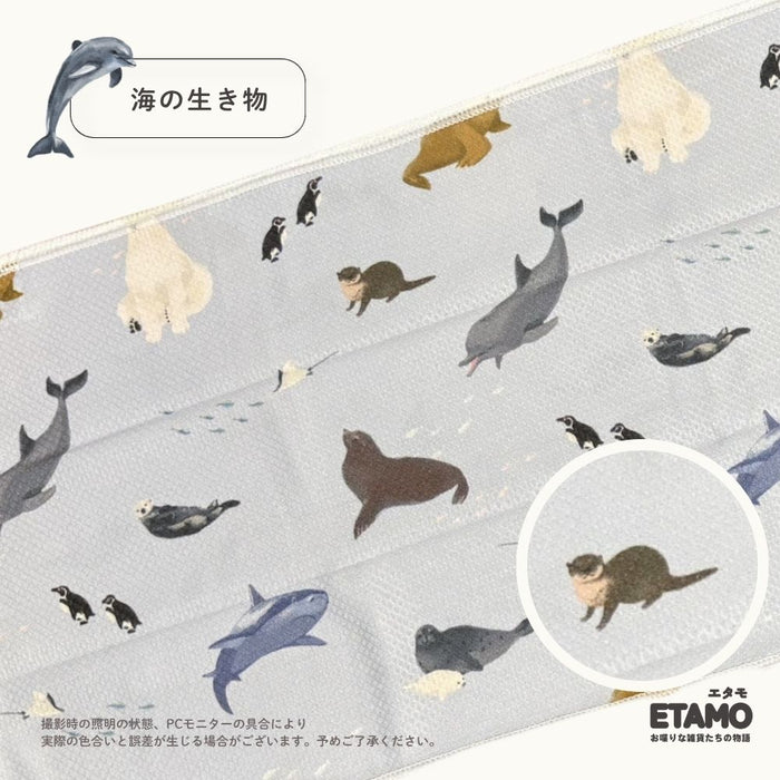 フレンズヒル クールタオル タオル ビール クリームソーダ アニマル 海 シマエナガ ハシビロコウ アザラシ