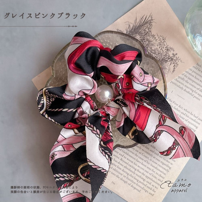 スカーフアレンジ風 シュシュ