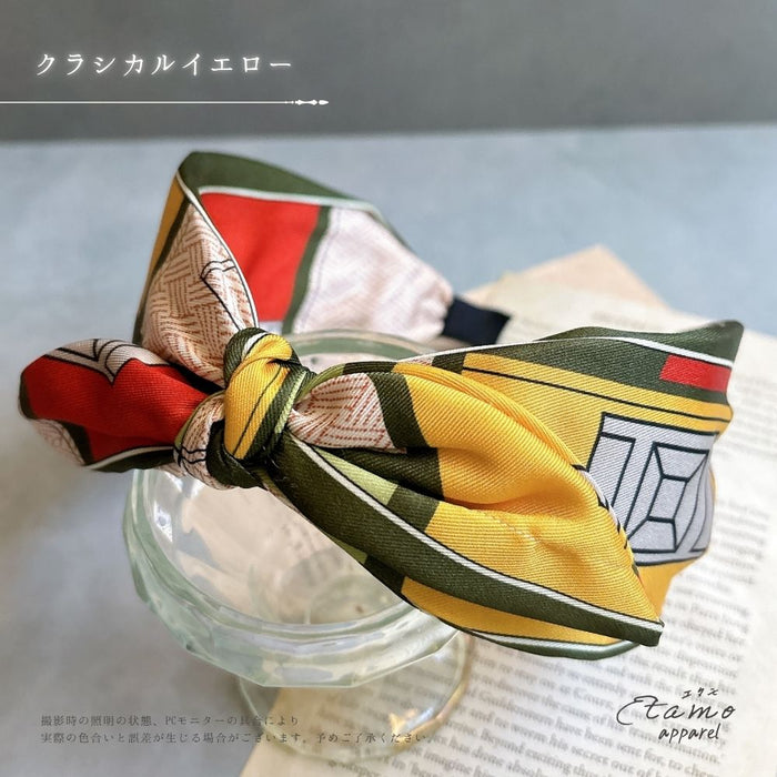 カチューシャ スカーフ風
