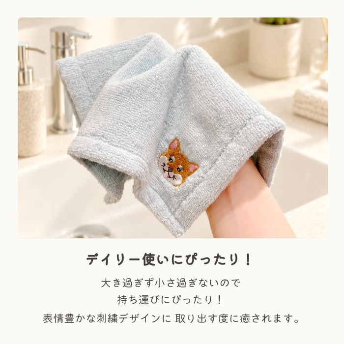 タオルハンカチ わんかち にゃんかち シバイヌ シュナウザー ビションフリーゼ ミケネコ マンチカン エキゾチック
