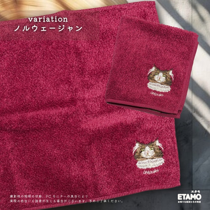 今治 タオルハンカチ 猫 サバトラ 黒猫 ハチワレ ラグドール ペルシャ ソマリ