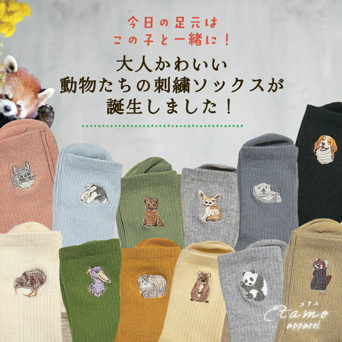 足もと動物園 クルー ソックス
