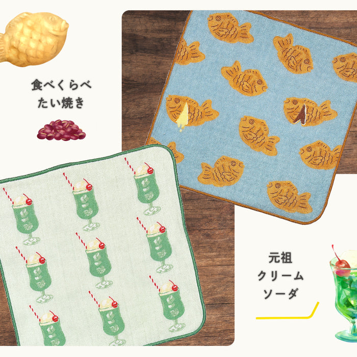 国産 グルメなタオルハンカチ