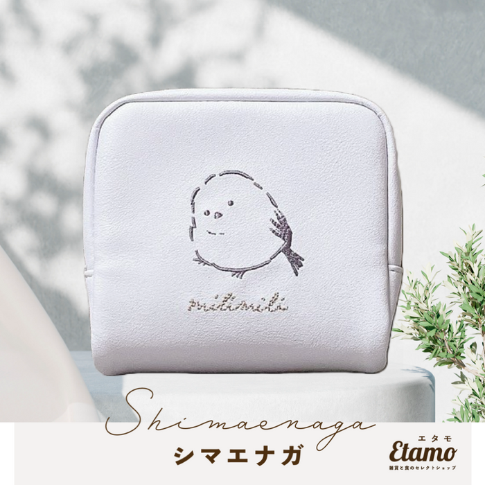 ミリミリ マチ付き ポーチ シマエナガ ウサギ イヌ ハムスター Gusseted pouch