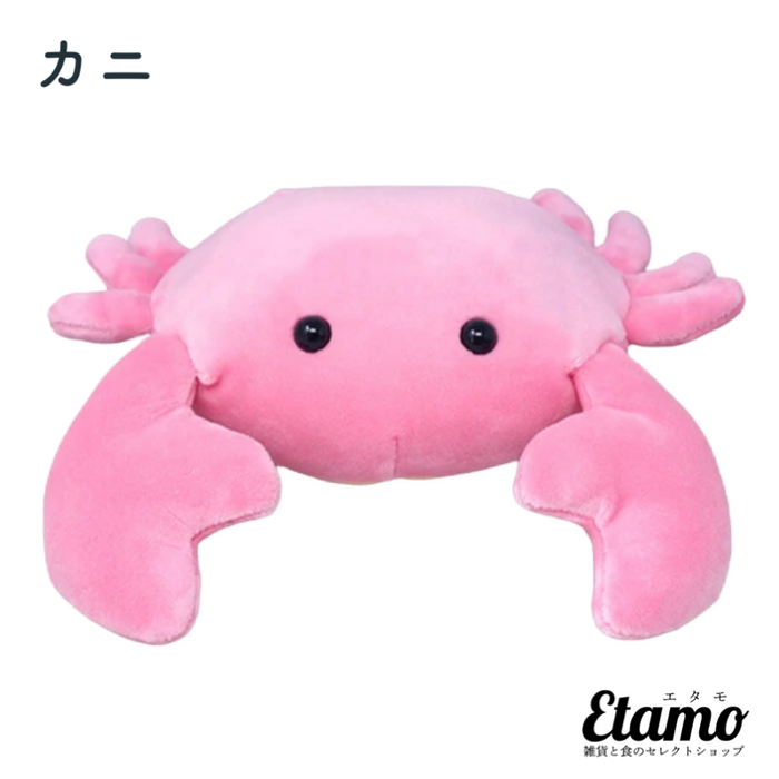 ふわもこぬいぐるみ メンダコ カニ ウツボ チンアナゴ マンタ ふわもこぬいぐるみ メンダコ カニ ウツボ チンアナゴ マンタ