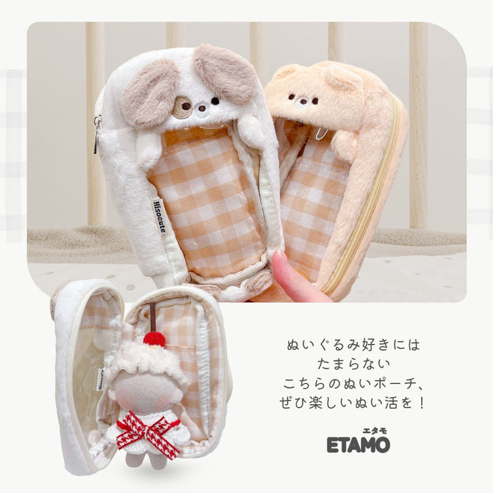 ぬいポーチ 10cm 12cm 13cm いぬ くま
