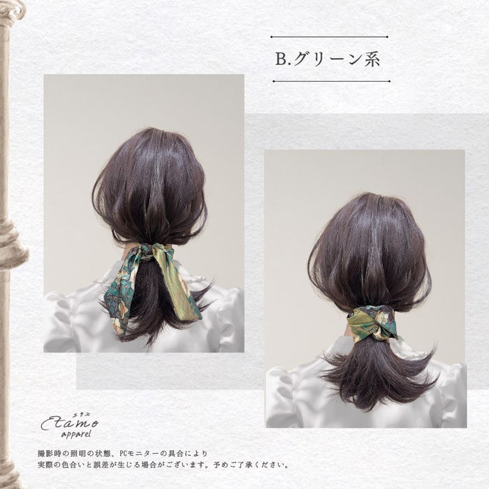 第1画廊 纏うアート 絵画なリボンシュシュ 星月夜 野ばら ゴッホ