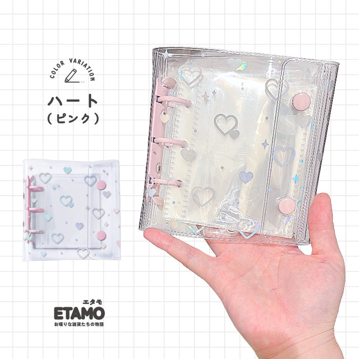 シールバインダー PPポケット付き ピンク ミント ブルー パープル ホワイト ブラック