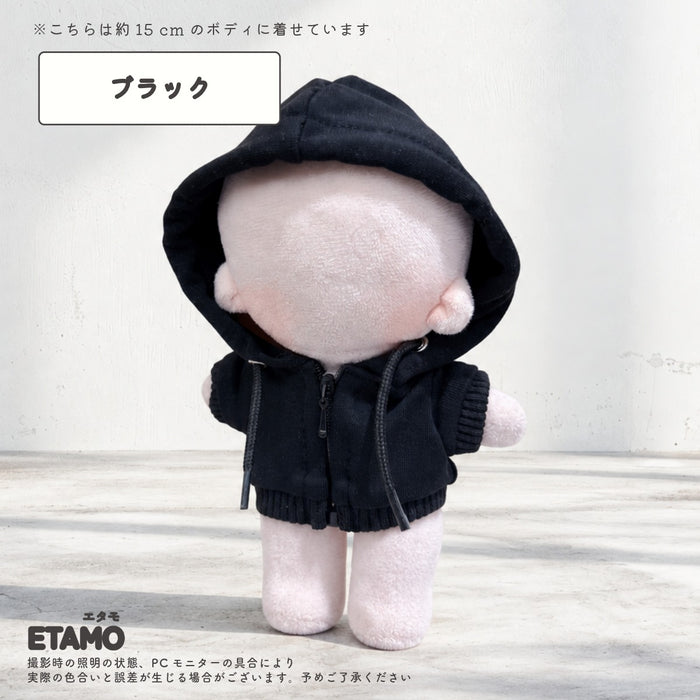 ぬい服 15cm カラー パーカー