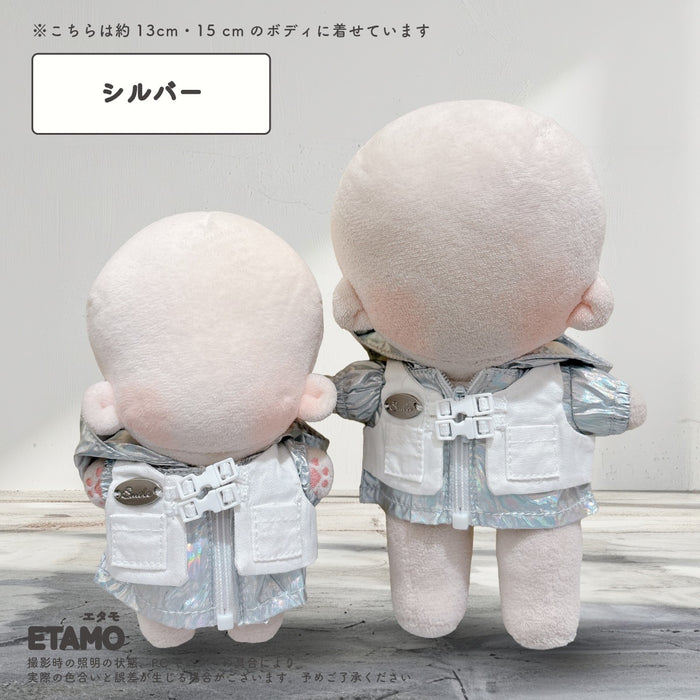 ぬい服 15cm 13cm パーカー レッド オリーブ ベージュ シルバー