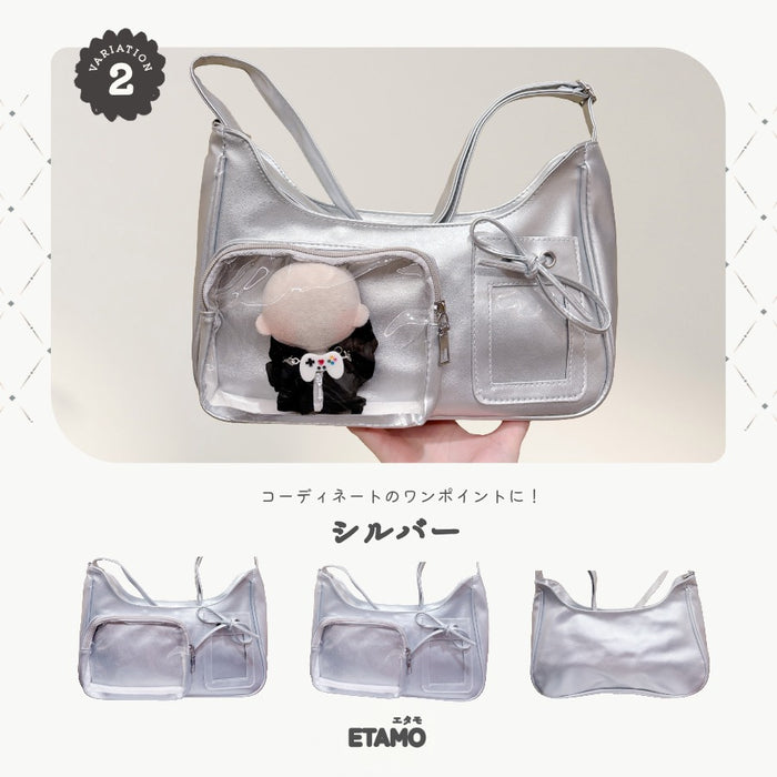 ぬいショルダー レザー