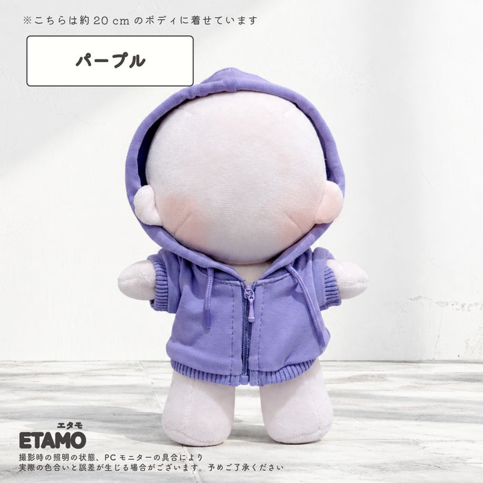 ぬい服 20cm カラー パーカー