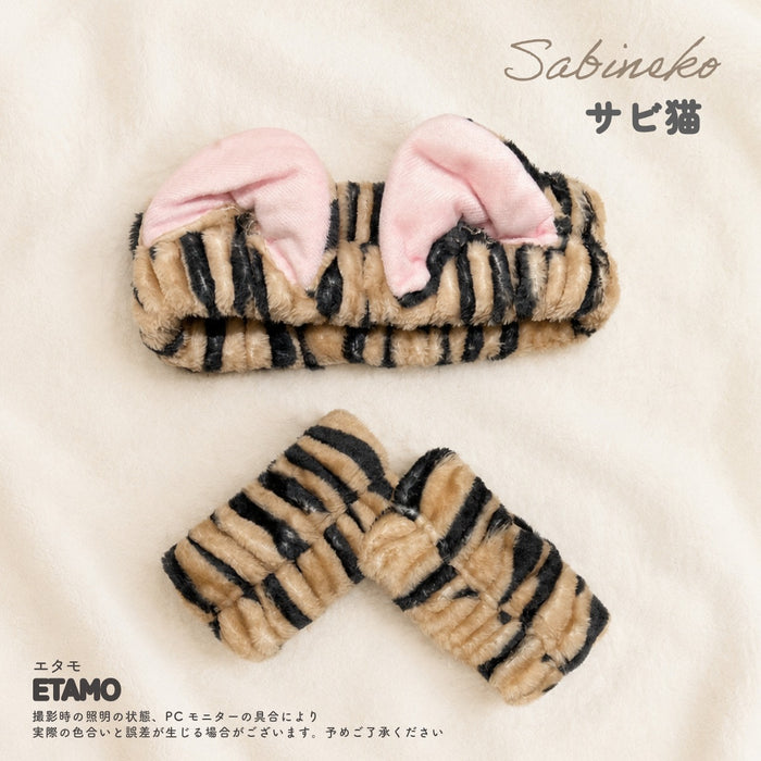 なりきりにゃんこ ヘアバンド リストバンド セット 三毛猫 サバトラ 茶トラ