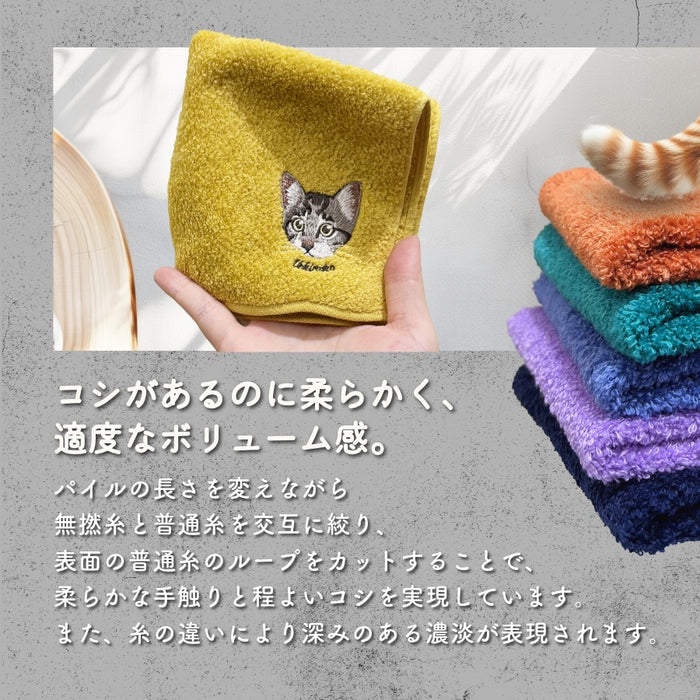 今治 タオルハンカチ 猫 サバトラ 黒猫 ハチワレ ラグドール ペルシャ ソマリ