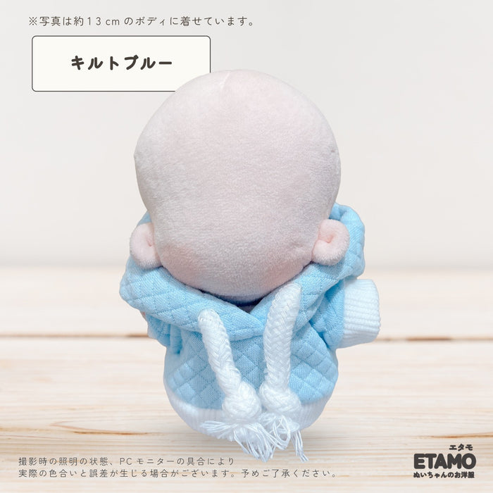 ぬい服 12cm 13cm プルオーバー パーカー キルト