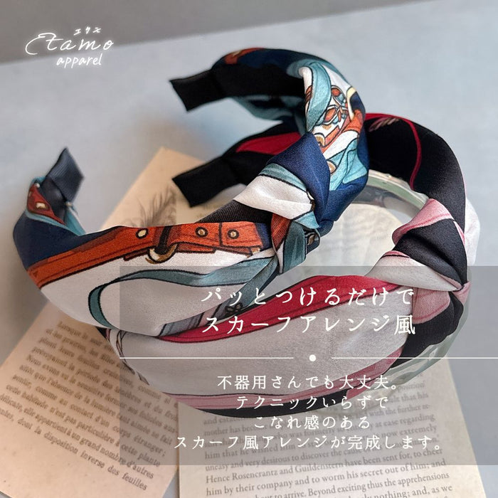 カチューシャ スカーフ風