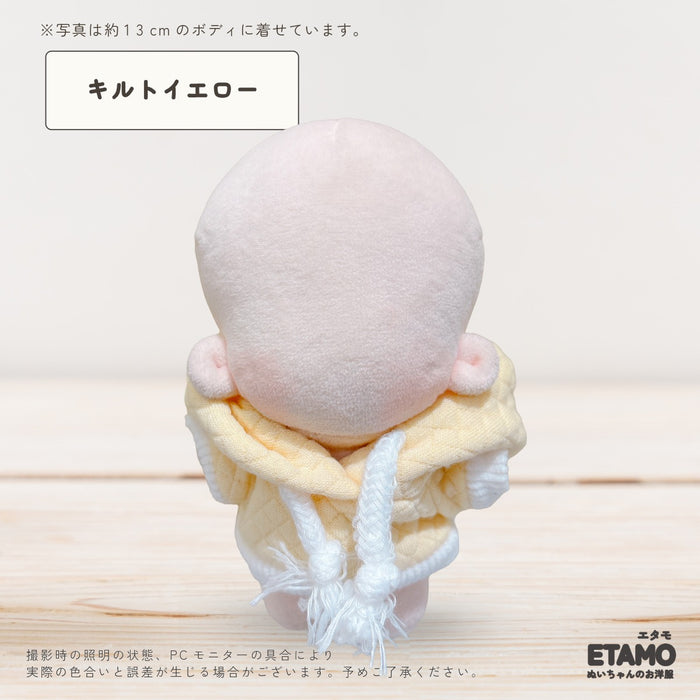 ぬい服 12cm 13cm プルオーバー パーカー キルト
