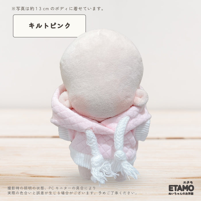 ぬい服 12cm 13cm プルオーバー パーカー キルト