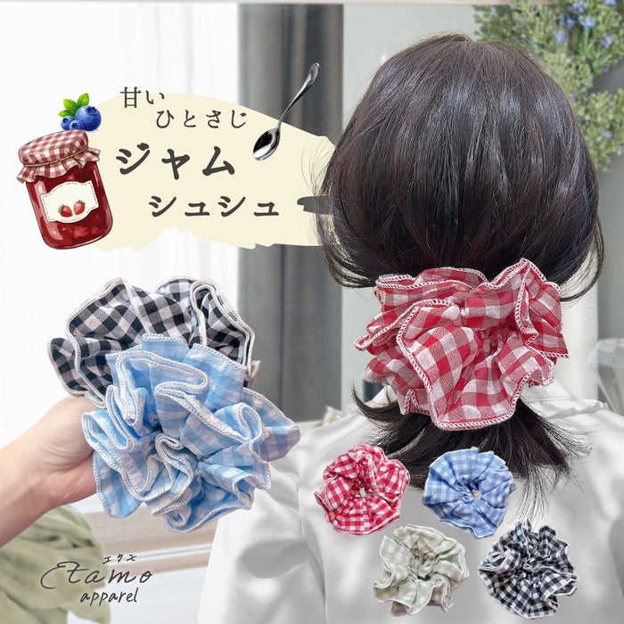 ジャム シュシュ レッド グリーン ブルー ブラック