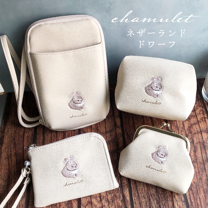 chamulet リール付きパスケース