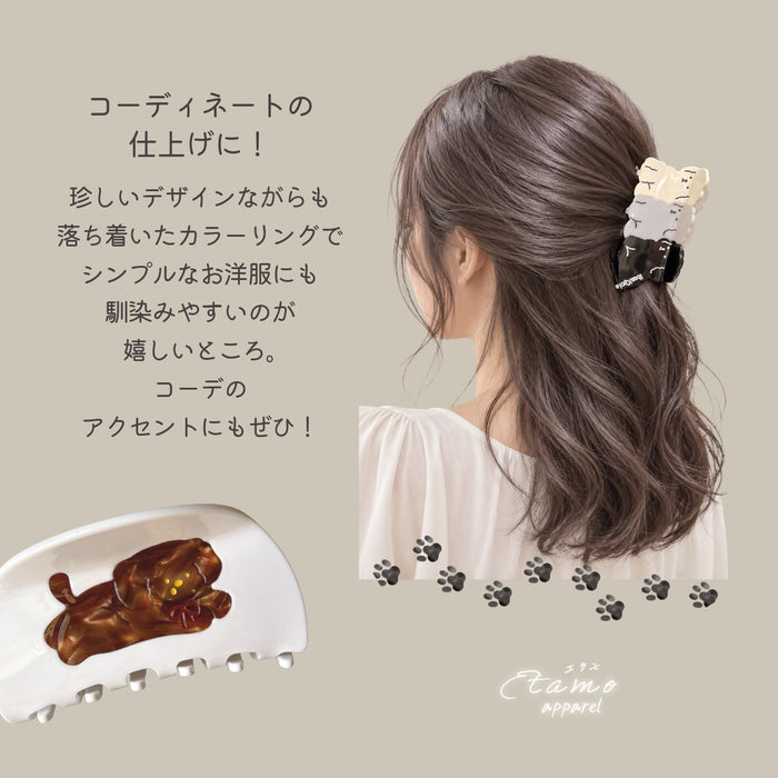 ヘアクリップ バンス 犬 トイプードル