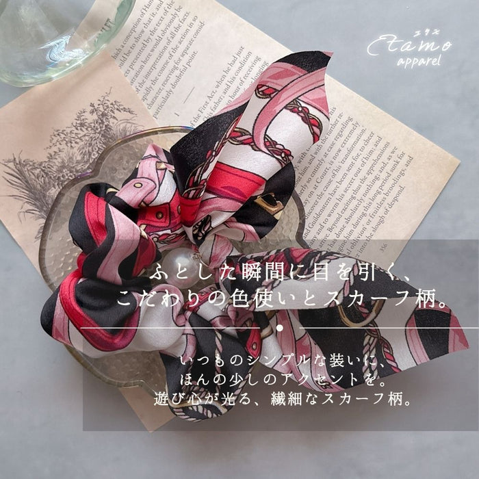 スカーフアレンジ風 シュシュ