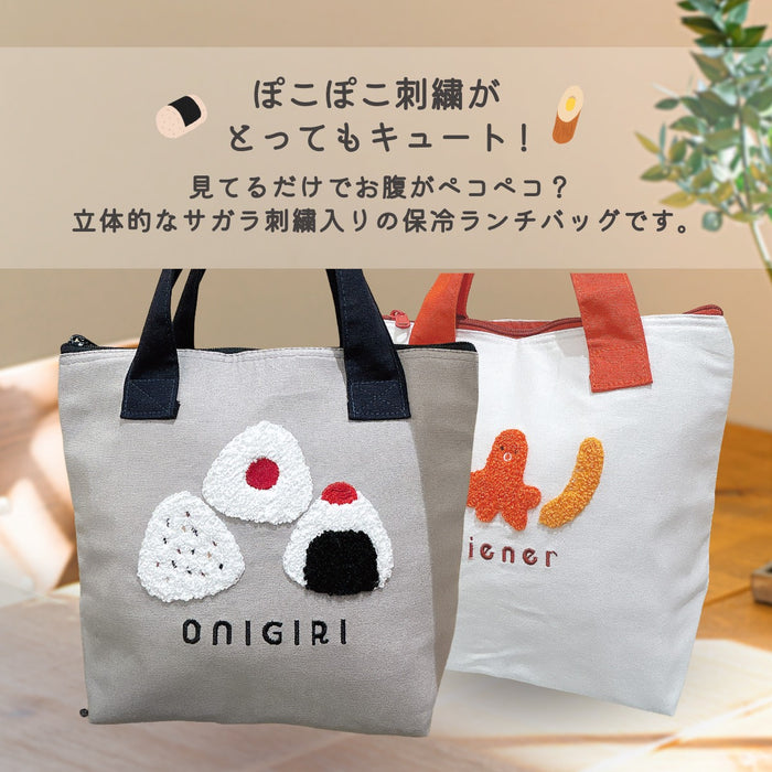 保冷 ランチバッグ おにぎり ウインナー たまご トマト缶