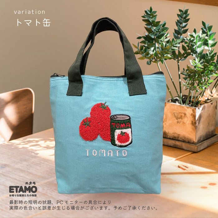 保冷 ランチバッグ おにぎり ウインナー たまご トマト缶