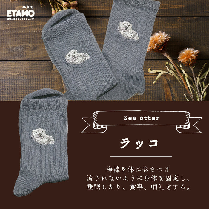 足もと動物園 クルー ソックス
