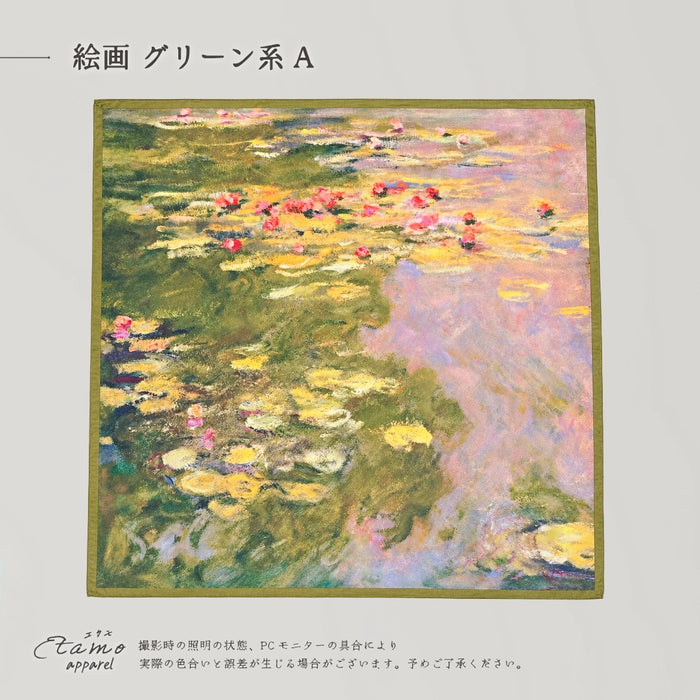 スカーフ 絵画柄