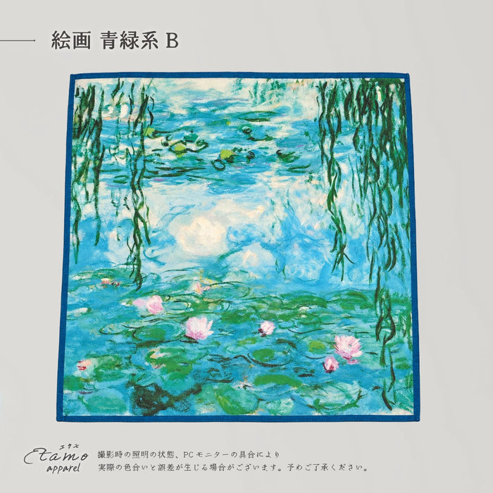 スカーフ 絵画柄
