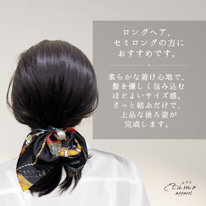 スカーフアレンジ風 シュシュ