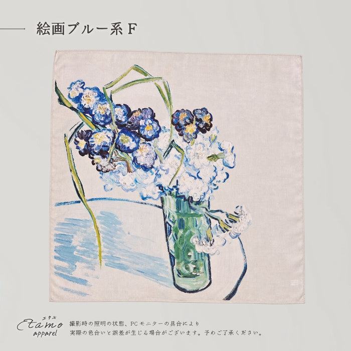 スカーフ 絵画柄