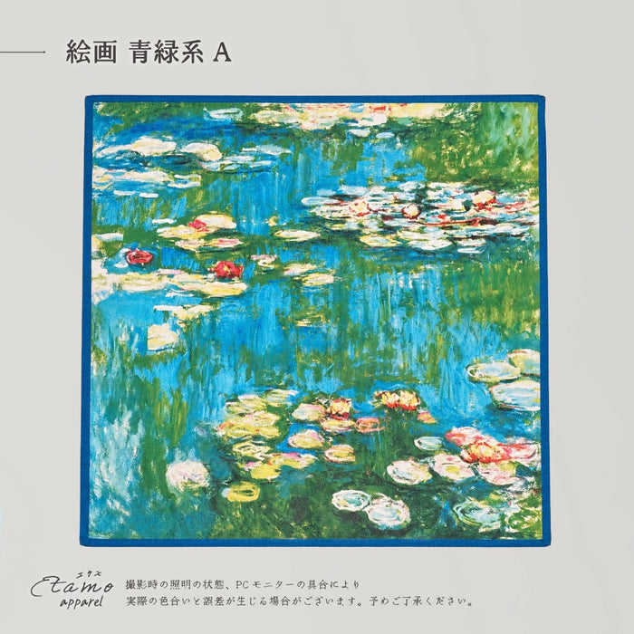 スカーフ 絵画柄