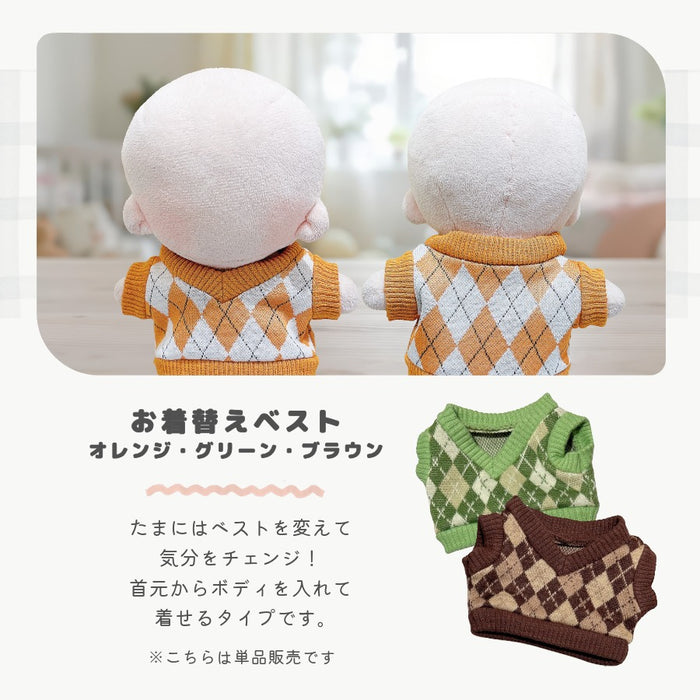 ぬい服 15cm シャツ トップス ベスト パンツ