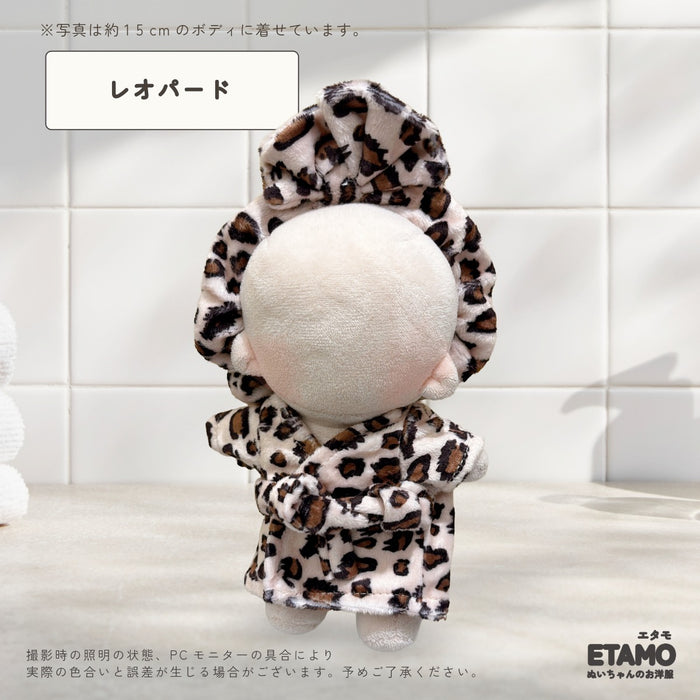 ぬい服 15cm バスローブ ヘアバンド