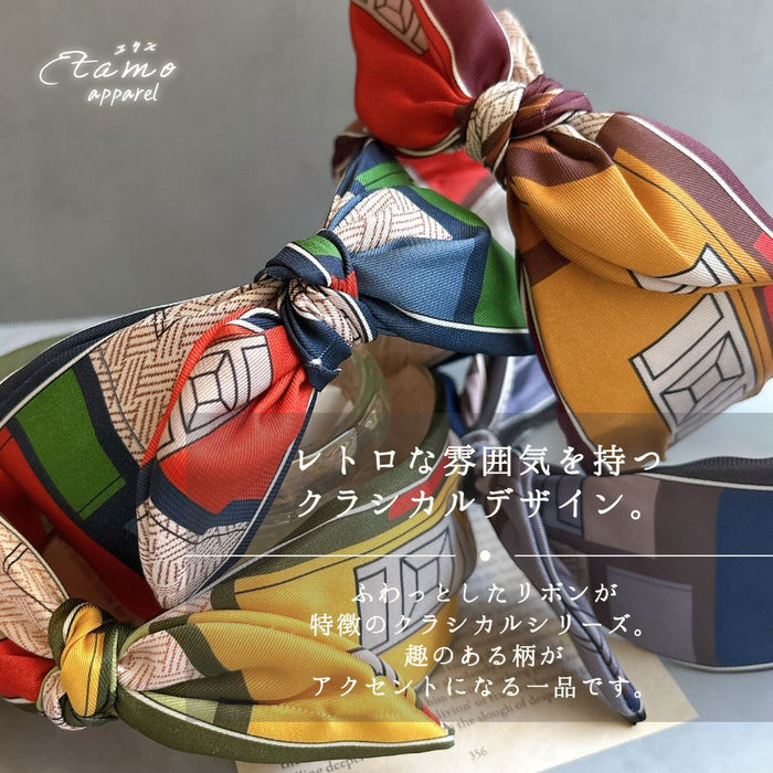 カチューシャ スカーフ風