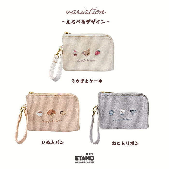 パスケース リール付き 犬 猫 うさぎ