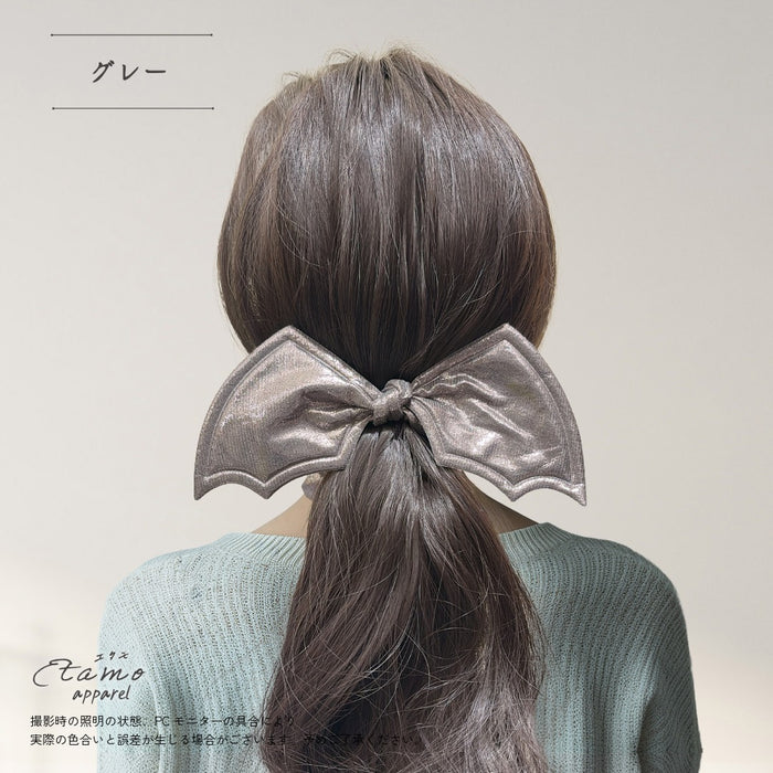 悪魔なシュシュ ブラック グレー